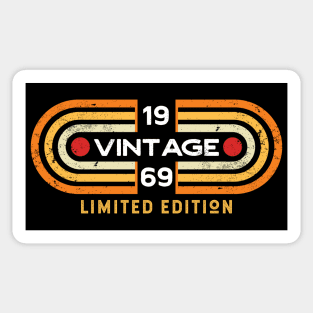 Vintage 1969 | Retro Video Game Style Sticker